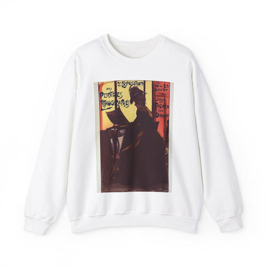 Affiche pour la "2e Exposition des Peintres-Lithographes". White Heavy Blend Adult Crew Neck SweatShirt