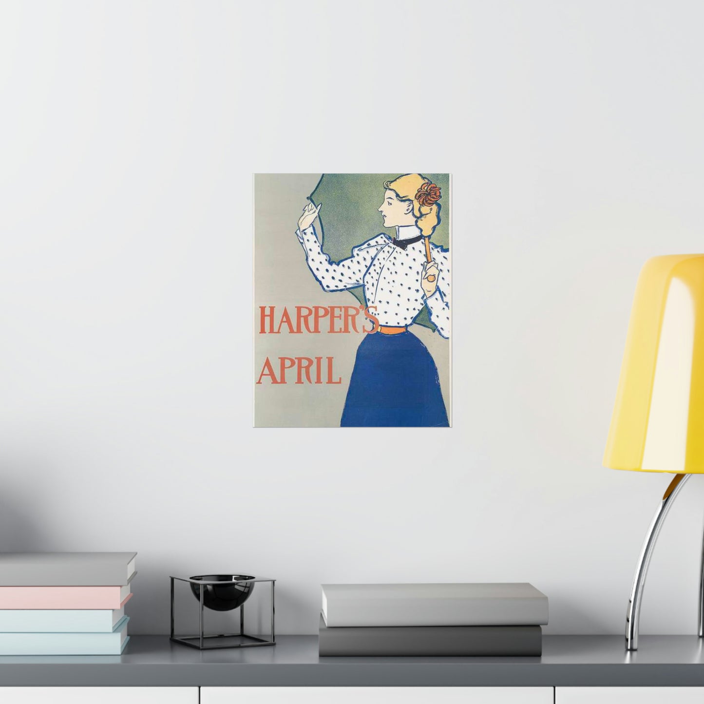 Edward Penfield, Harper's April High Quality Matte Wall Art Poster for Home, Office, Classroom