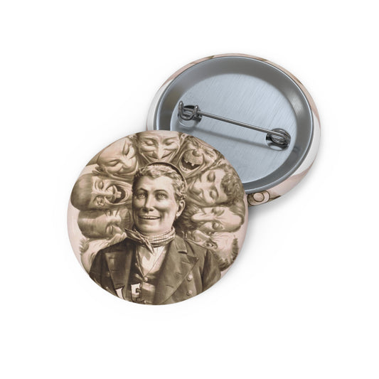 Poster - The comedy novelty, Ole Olson - Public domain lithograph Pin Buttons with Crisp Design