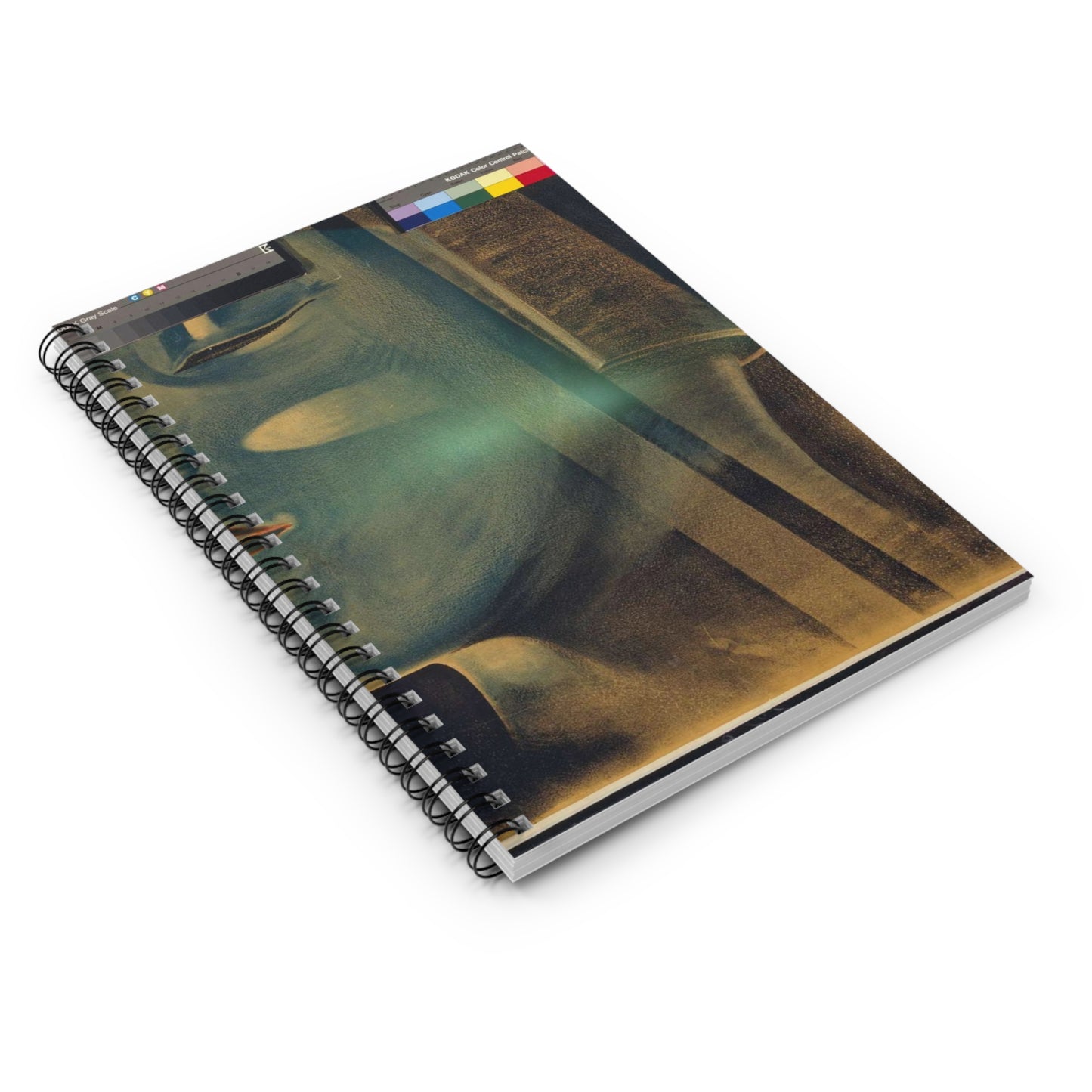 [Metropolis] / Klebrand., Art Deco Poster, Movie Poster Spiral Bound Ruled Notebook with Printed Cover