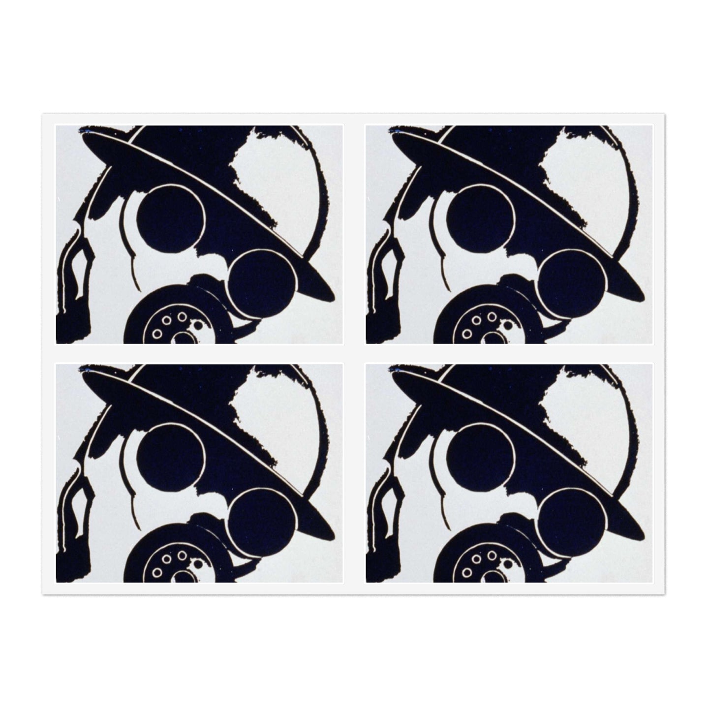 The enemy is syphilis Enlist employees in a campaign against it. Laminated UV Protective Vinyl Stickers