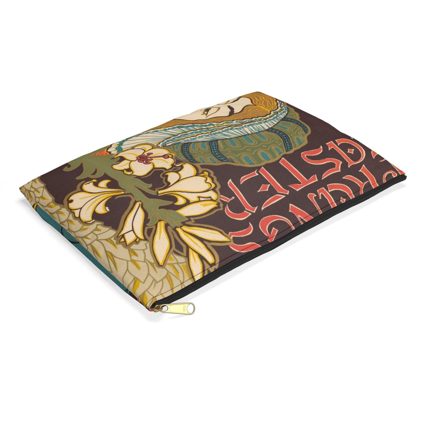 Louis Rhead - Prang's Publications: Easter Large Organizer Pouch with Black Zipper