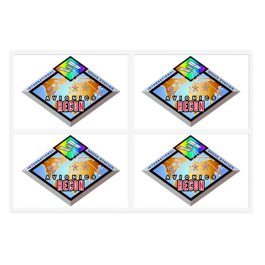 Logo for the International Space Station Avionics Recon team Laminated UV Protective Vinyl Stickers