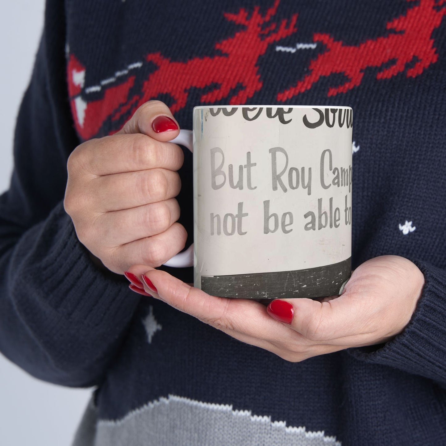 "We're sorry, but Roy Campanella is ill a[nd ...] not be able to appear [...] / World Telegram & Sun photo by Roger Higgins. Beautiful Novelty Ceramic Coffee Mug 11oz