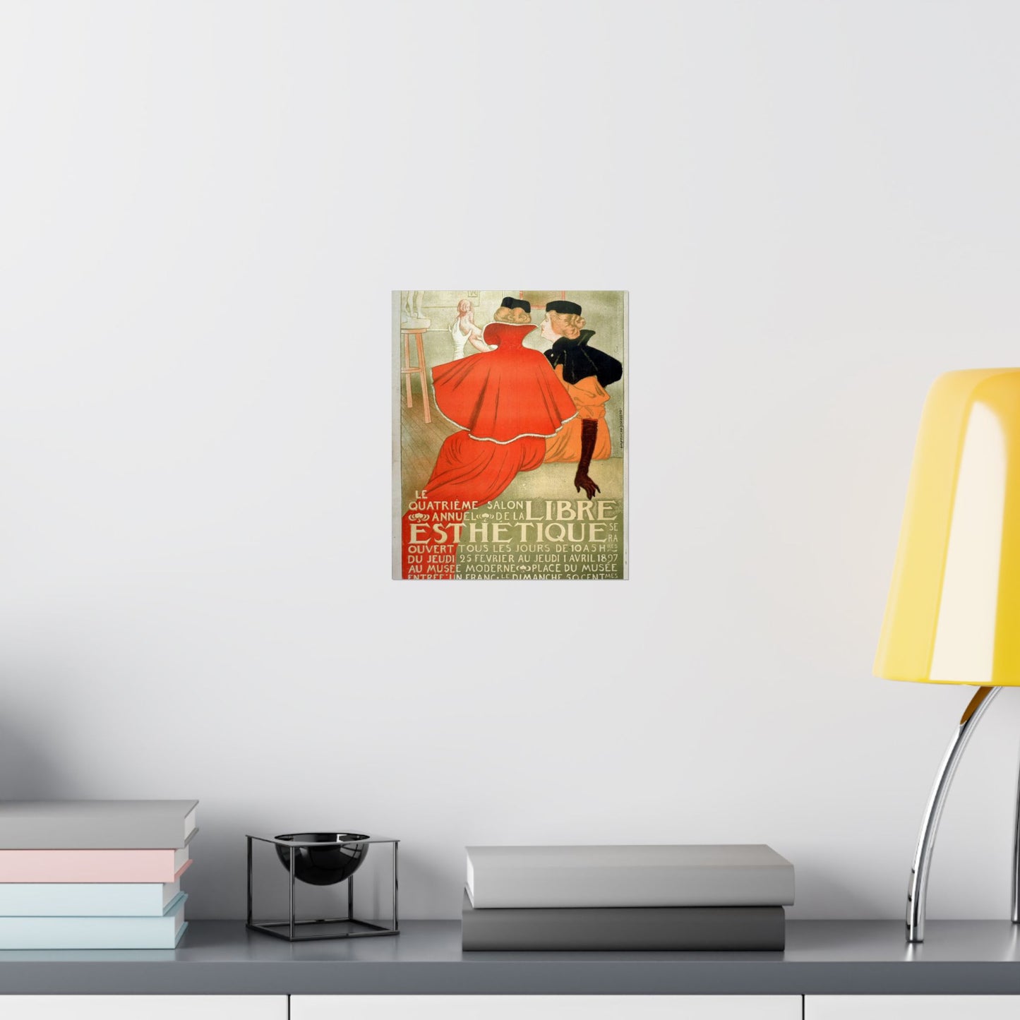 Le quatrième salon annuel de la Libre Esthétique High Quality Matte Wall Art Poster for Home, Office, Classroom