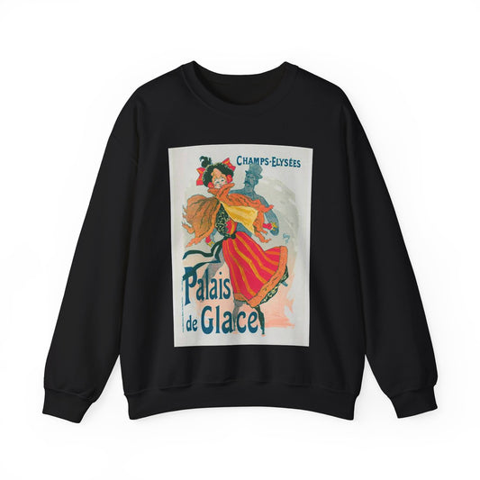 Nouvelle affiche pour le "Palais de Glace". Black Heavy Blend Adult Crew Neck SweatShirt