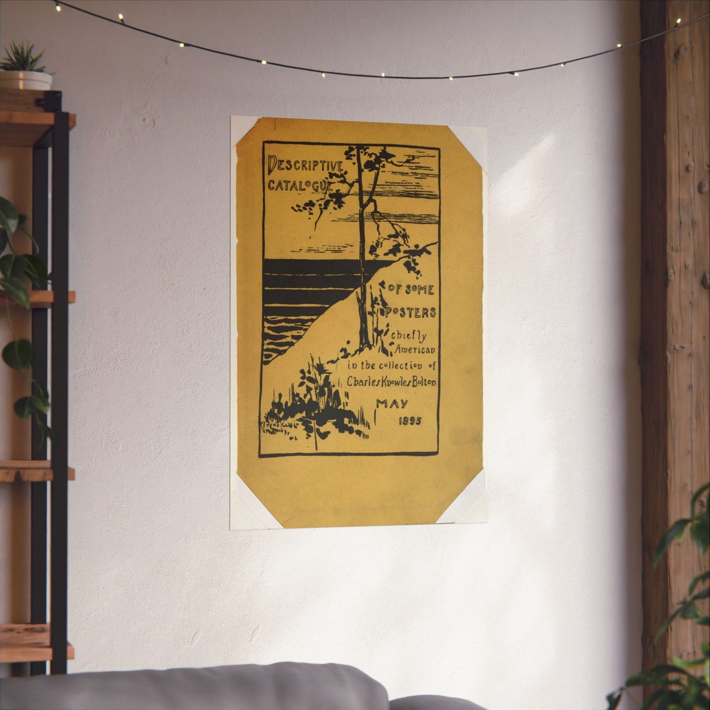 Descriptive catalogue of some posters chiefly American in the collection of Charles Knowles Bolton, May 1895 High Quality Matte Wall Art Poster for Home, Office, Classroom