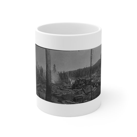 Converse Basin, Logging, Converse Basin Mill. Beautiful Novelty Ceramic Coffee Mug 11oz