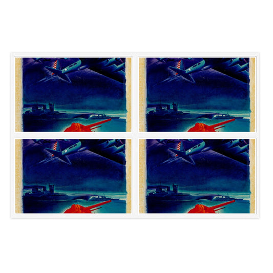 [Infantry, tanks, ships, airplanes attacking] [R.G.] Laminated UV Protective Vinyl Stickers
