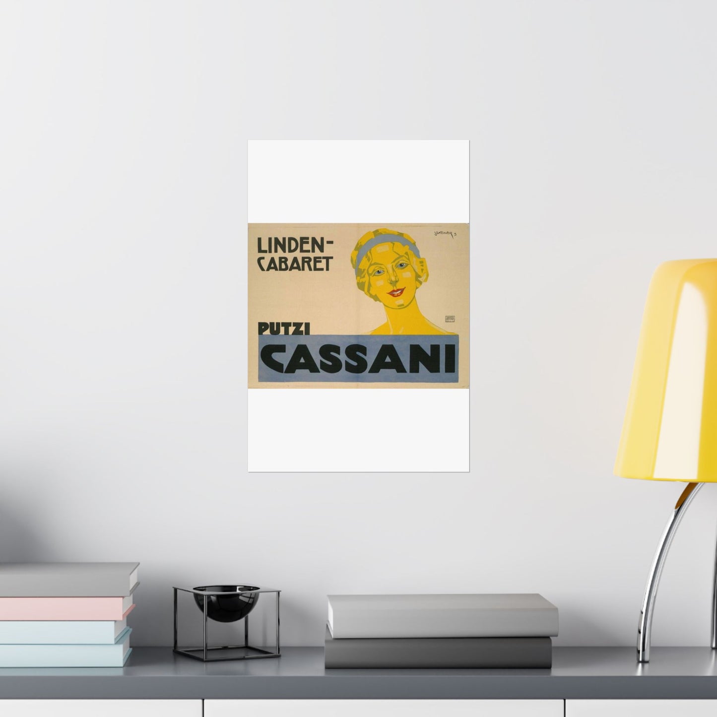 Putzi Cassani - Linden-Cabaret - Jo Steiner, 1913 High Quality Matte Wall Art Poster for Home, Office, Classroom