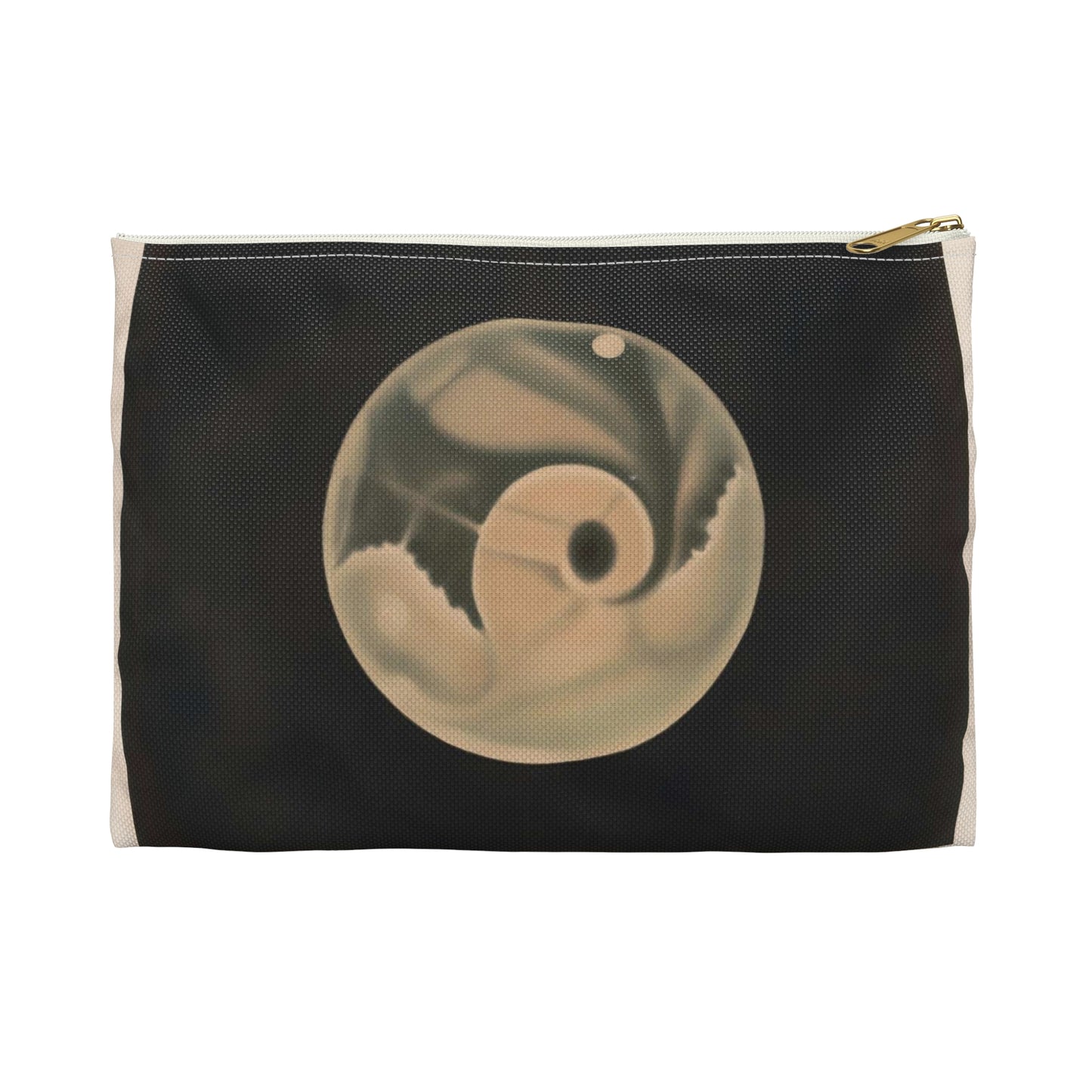 The planet Mars, observed September 3, 1877, at 11h. 55m. P.M Large Organizer Pouch with Black Zipper