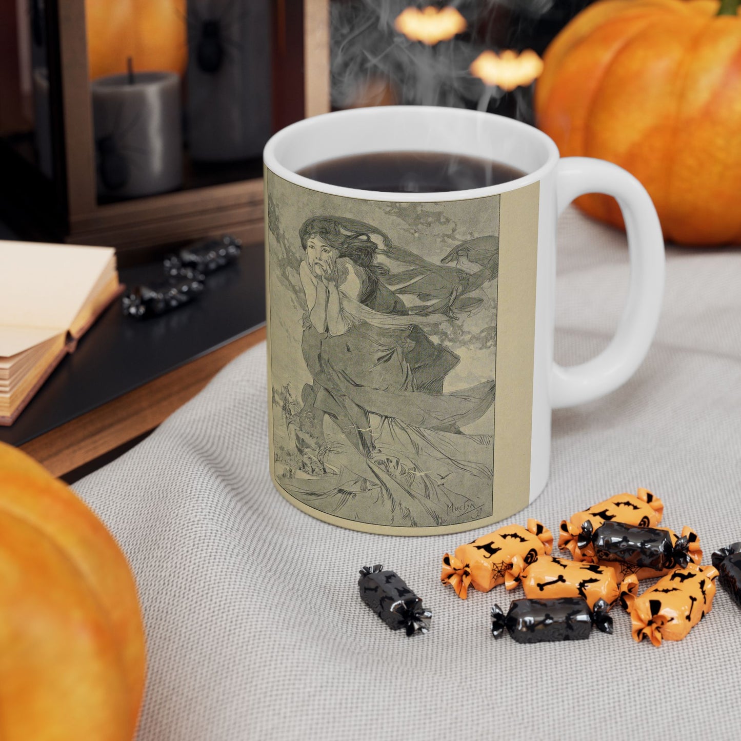 Alphonse Mucha - 03 mars cocorico Beautiful Novelty Ceramic Coffee Mug 11oz