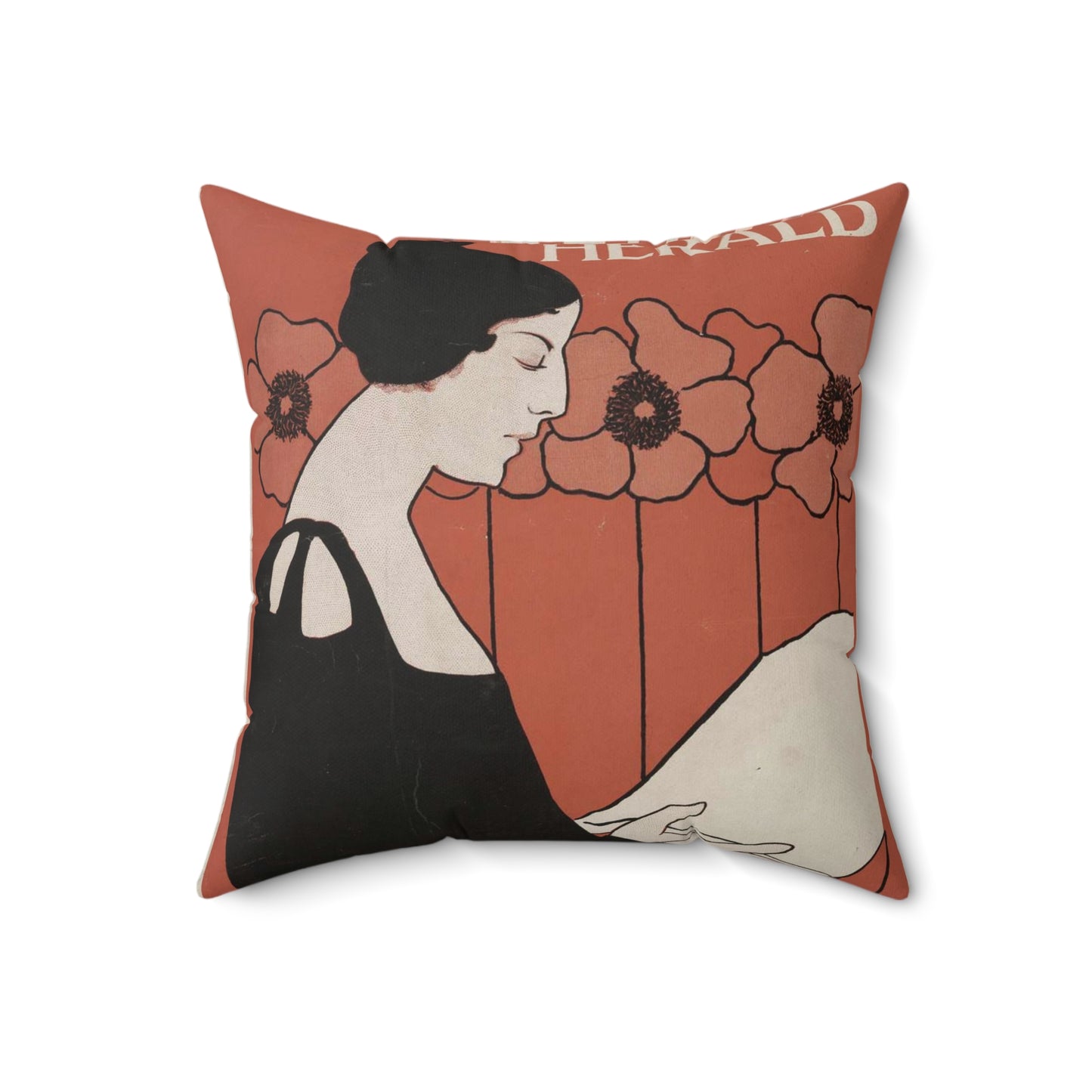 The Boston Sunday Hearld - ladies want it Feb. 24 / Boston Eng. Co. ; E. Reed. Decorative Accent Square Pillow