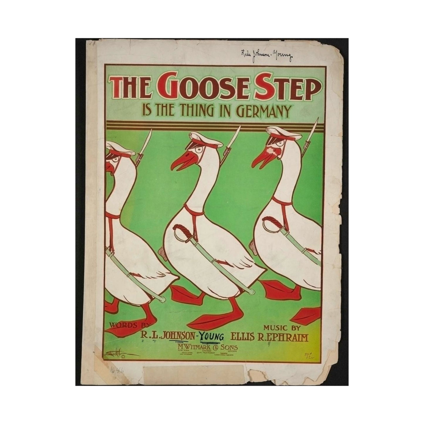 The goose step is the thing in Germany High Quality Matte Wall Art Poster for Home, Office, Classroom