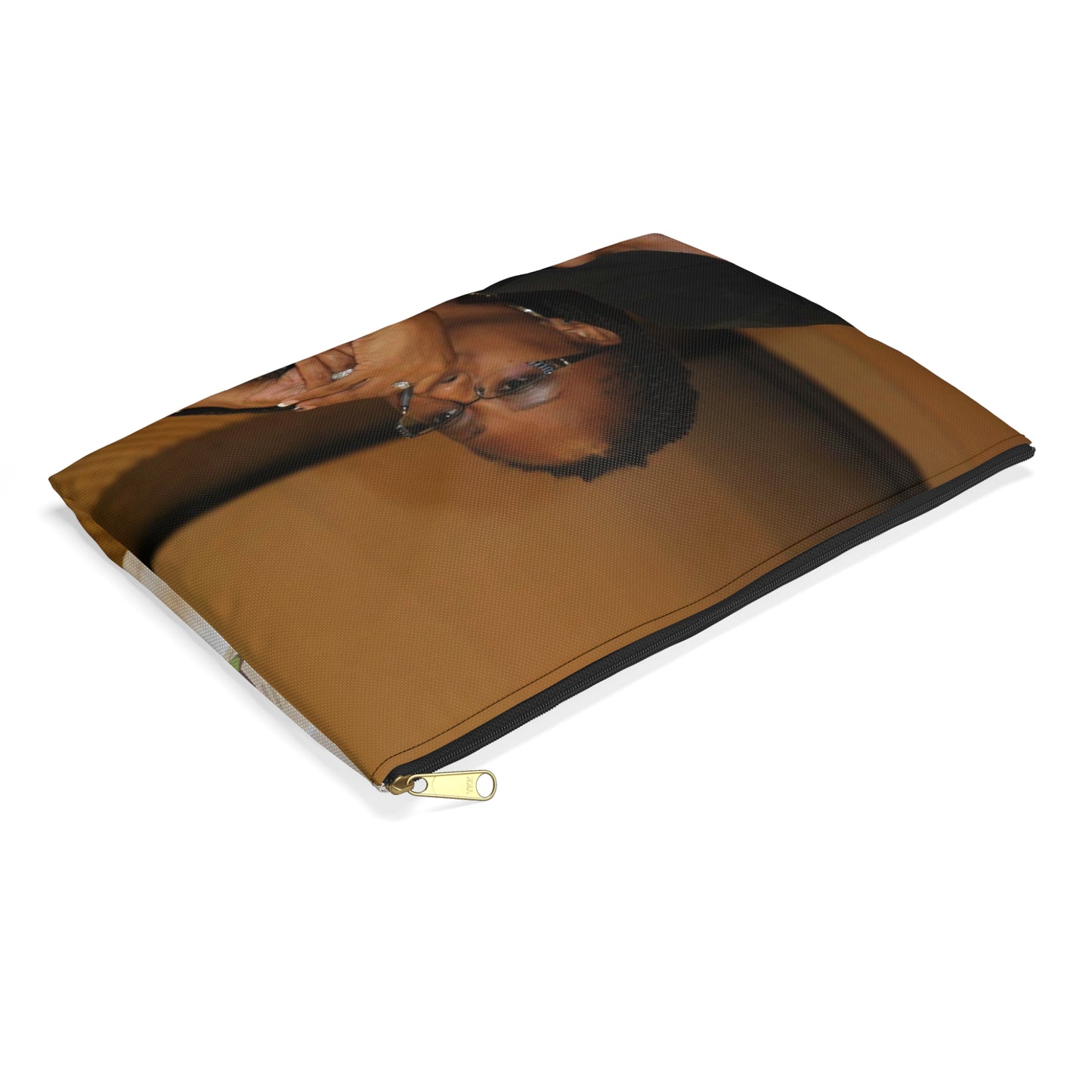 Master Sgt. Sean Allen, First Army Division East G6 Large Organizer Pouch with Black Zipper