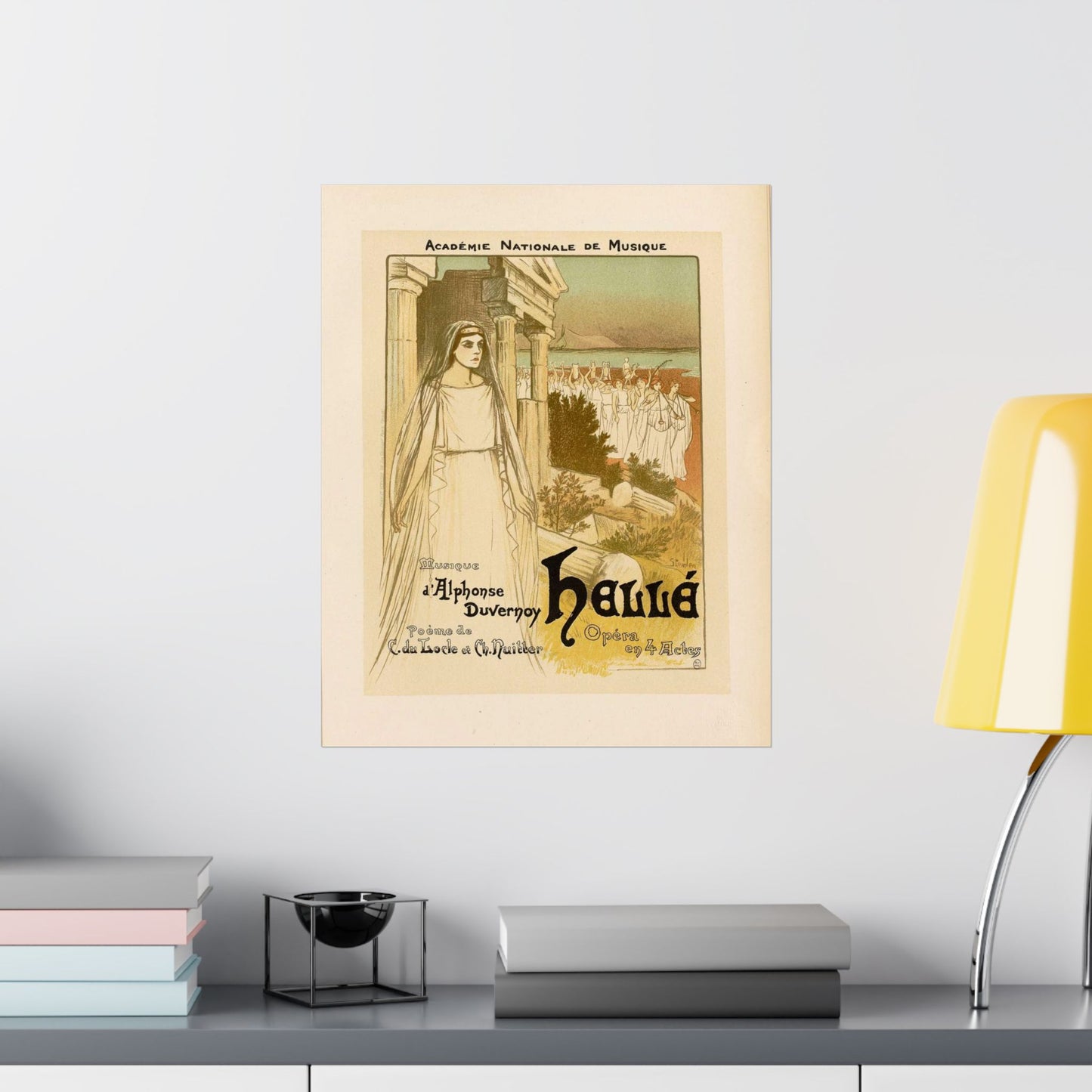Maîtres de l'affiche V 1 - Pl 34 - Steinlen High Quality Matte Wall Art Poster for Home, Office, Classroom