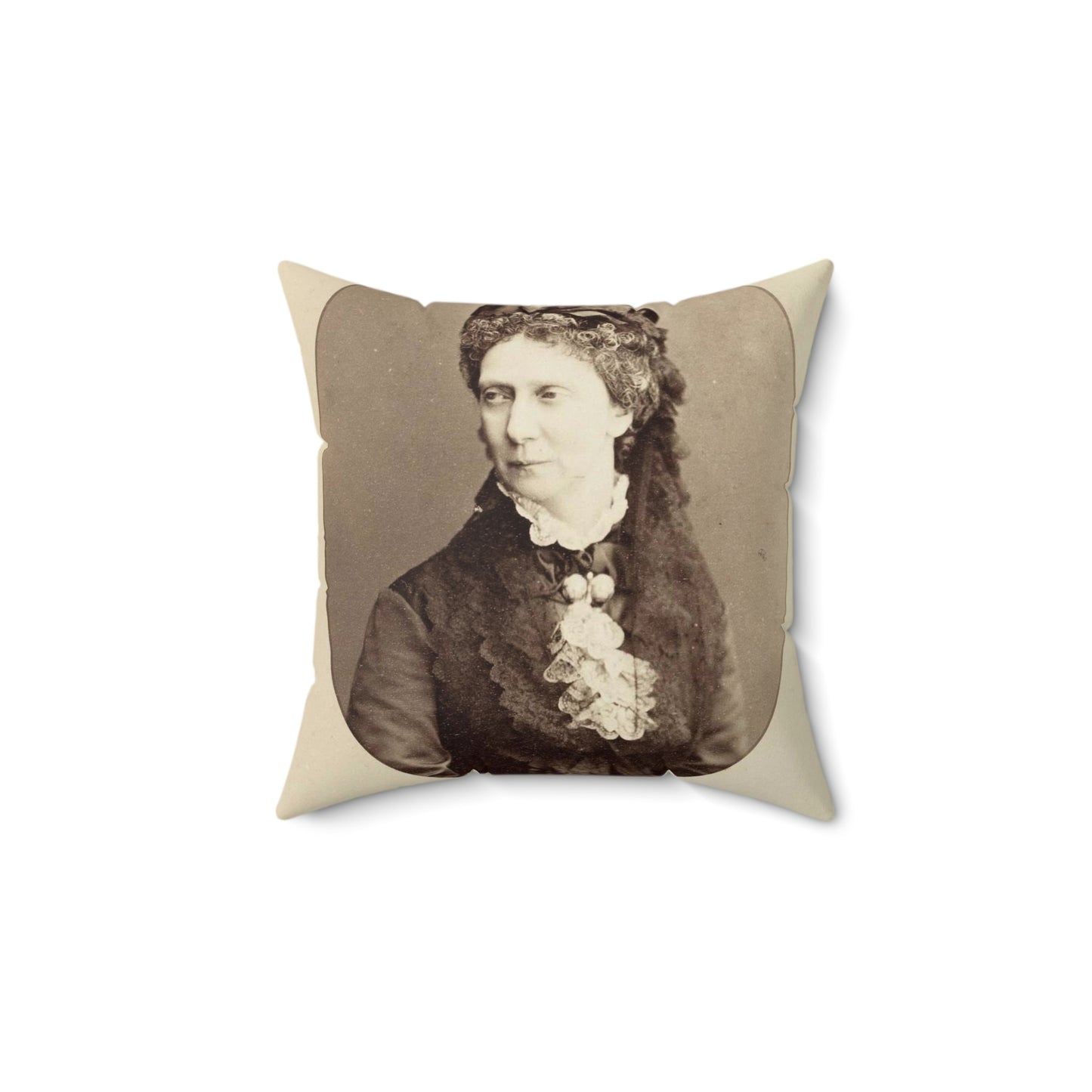 Maria Alexandrovna (Marie of Hesse) Decorative Accent Square Pillow