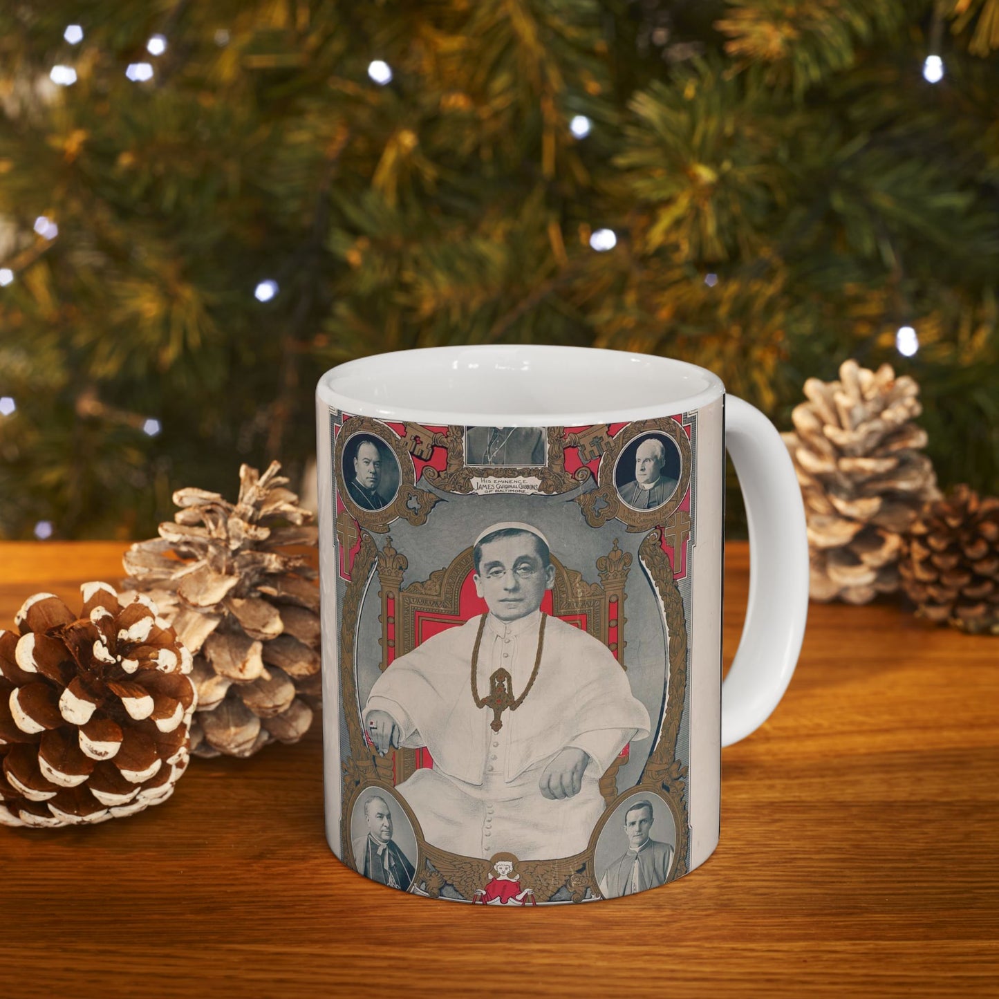 Pope Benedict XV: Cardinal Giacomo Della Chiese, Archbishop of Bologna, Elected Supreme Pontiff of the Catholic Church, September 3, 1914 Beautiful Novelty Ceramic Coffee Mug 11oz