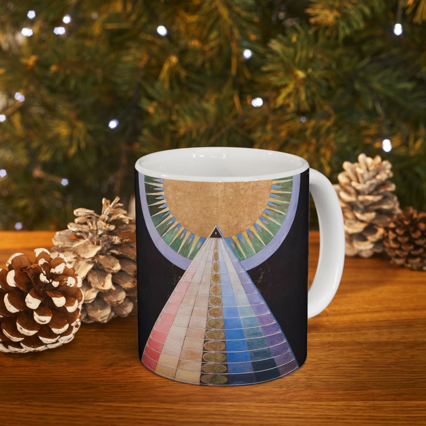 Hilma af Klint - Altarpiece No. 1 Group X (13919) Beautiful Novelty Ceramic Coffee Mug 11oz