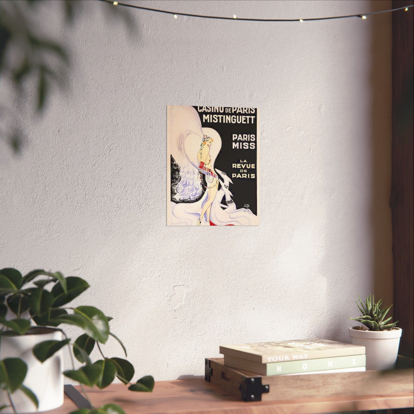 Louis Gaudin - La Revue de Paris 1930 High Quality Matte Wall Art Poster for Home, Office, Classroom