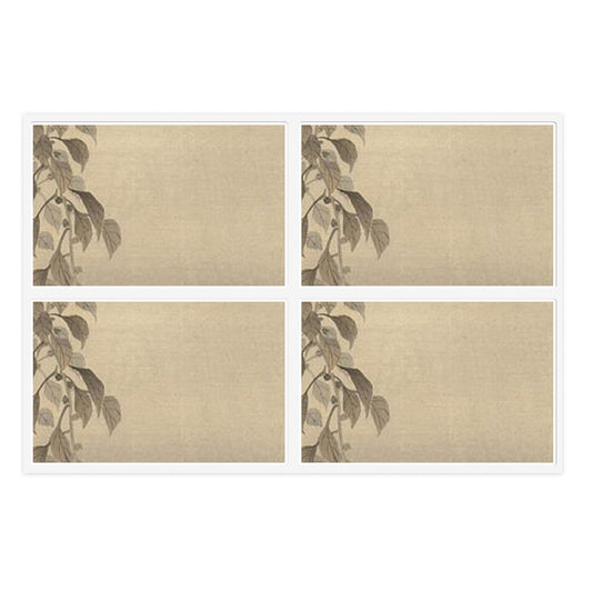 Koson - quails, Ohara Koson Laminated UV Protective Vinyl Stickers