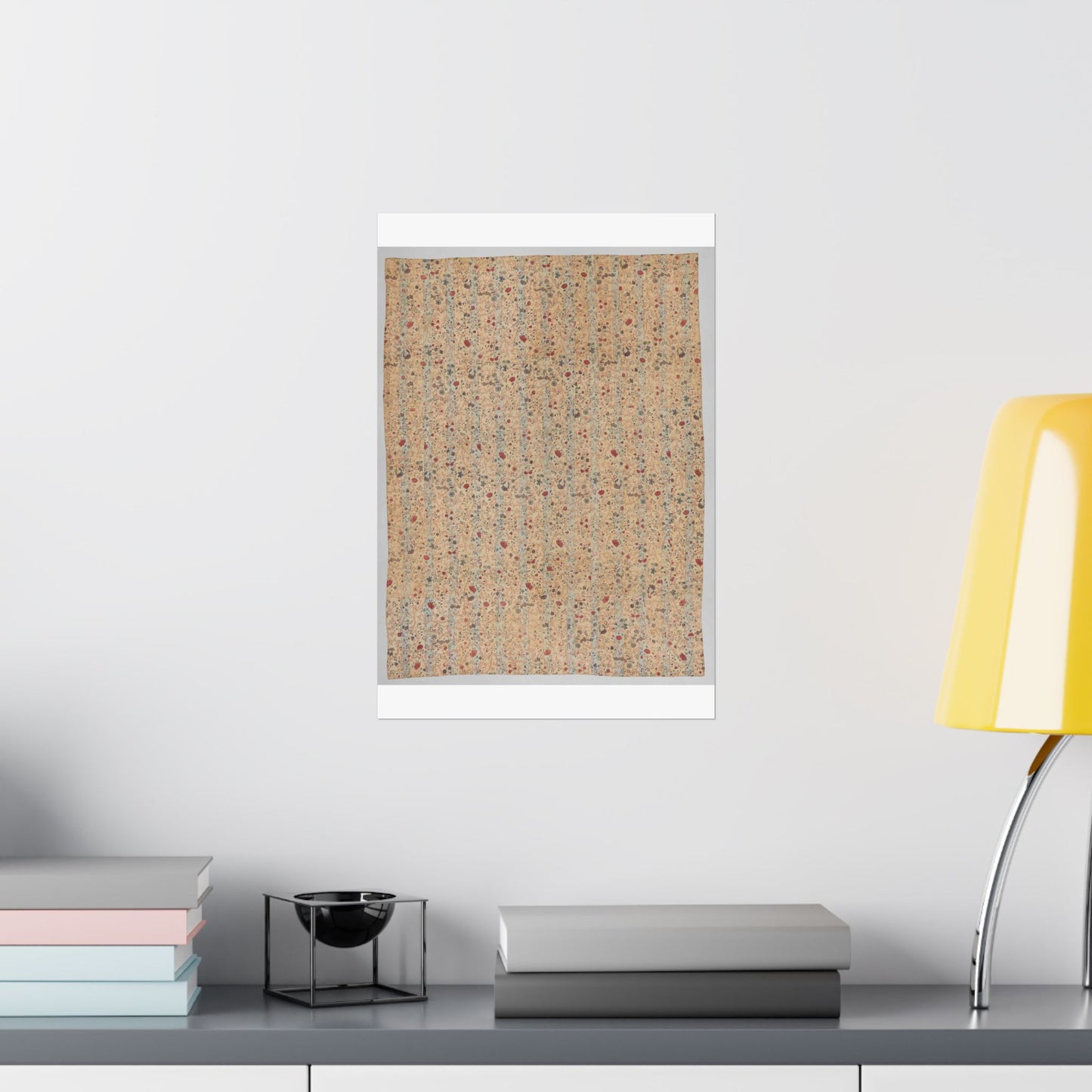 Doorgestikte sitsen sprei, France High Quality Matte Wall Art Poster for Home, Office, Classroom