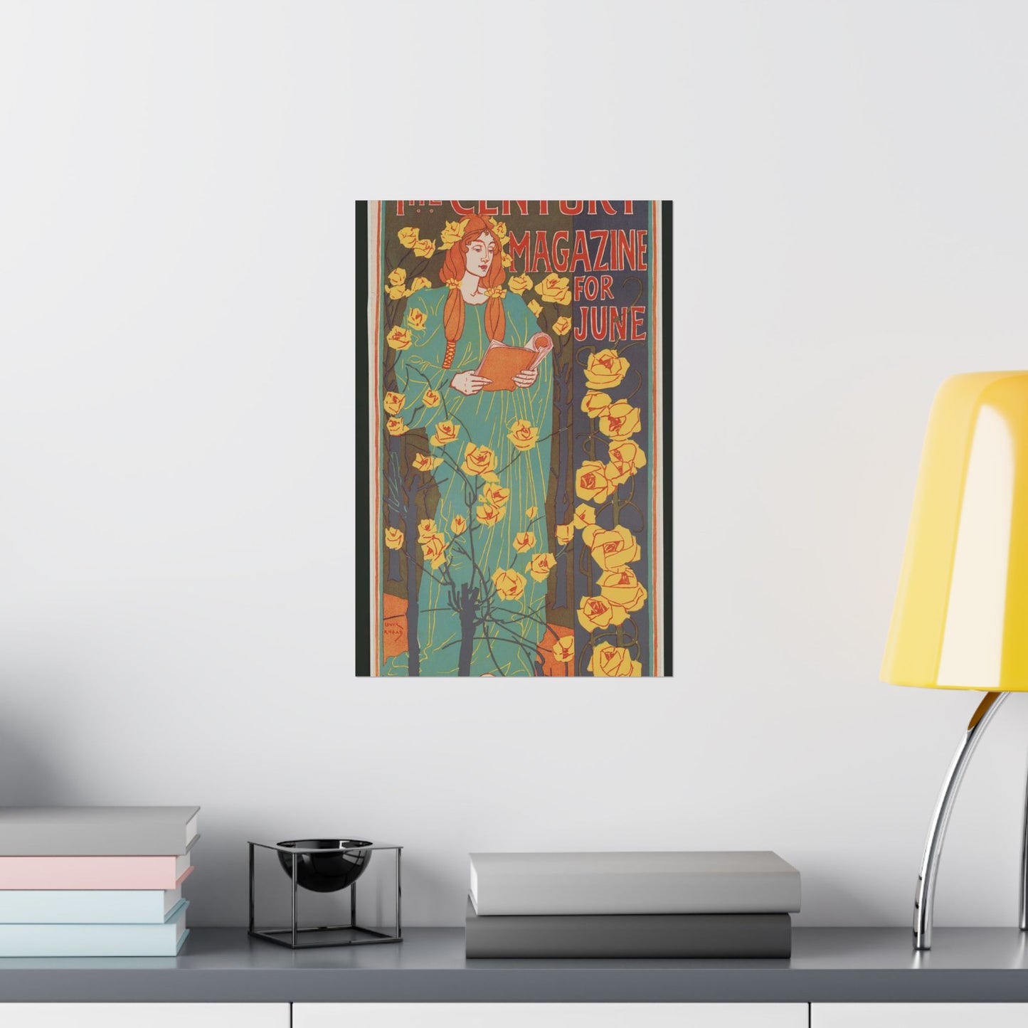 Louis Rhead - The Century magazine for June High Quality Matte Wall Art Poster for Home, Office, Classroom