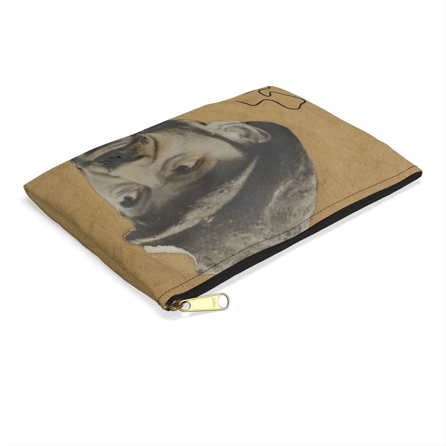 Władysław Strzemiński, "Śladem istnienia" z cyklu "Moim przyjaciołom Żydom" 01 Large Organizer Pouch with Black Zipper