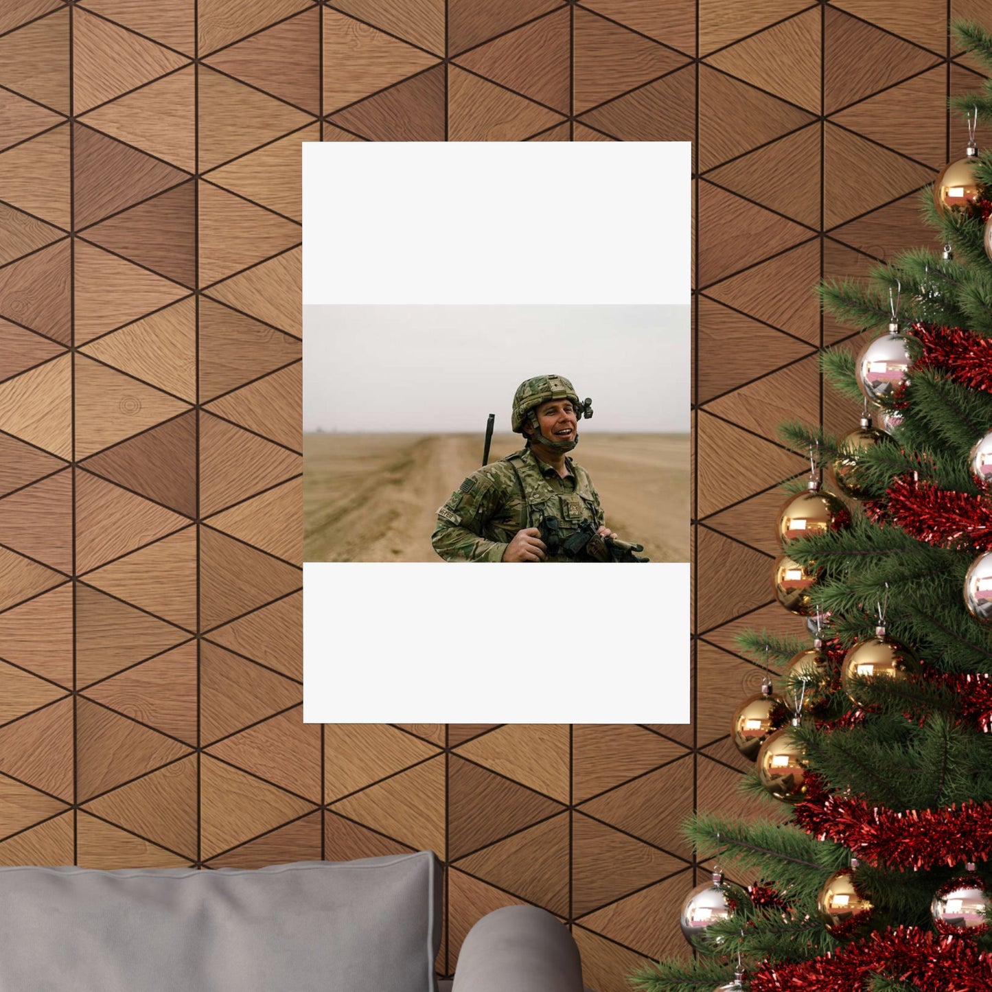 U.S. Air Force Staff Sgt. Andrew Meyer, 821st Contingency High Quality Matte Wall Art Poster for Home, Office, Classroom