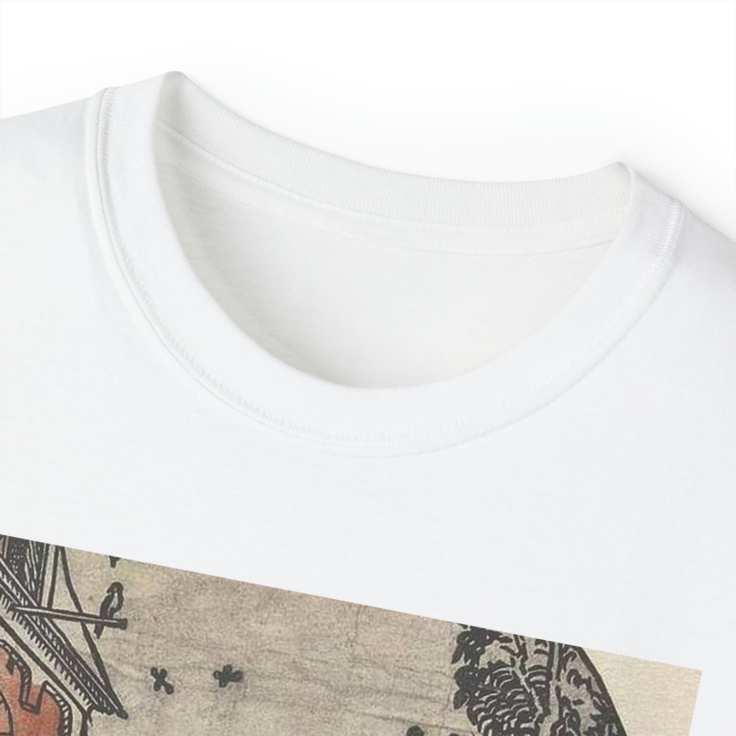 Jacob Cornelisz. van Oostsanen - Christ Taking Leave of His Mother - WGA05270 White T-Shirt Gildan 2000 Cotton Unisex