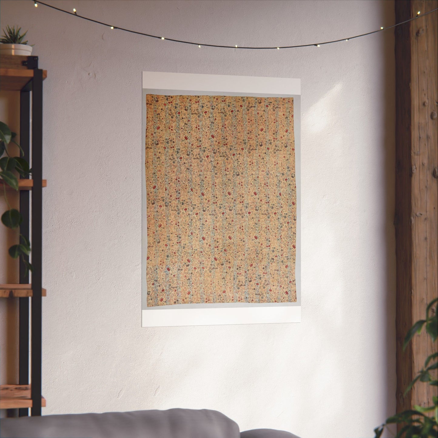 Doorgestikte sitsen sprei, France High Quality Matte Wall Art Poster for Home, Office, Classroom