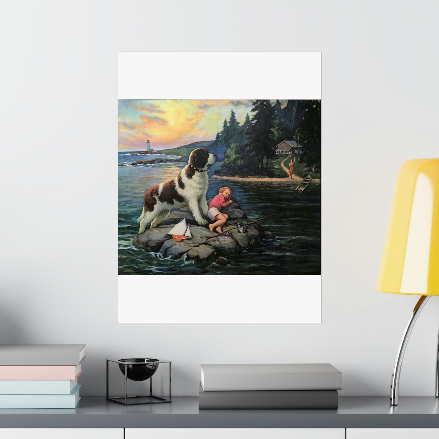 Found by Edward Mason Eggleston High Quality Matte Wall Art Poster for Home, Office, Classroom