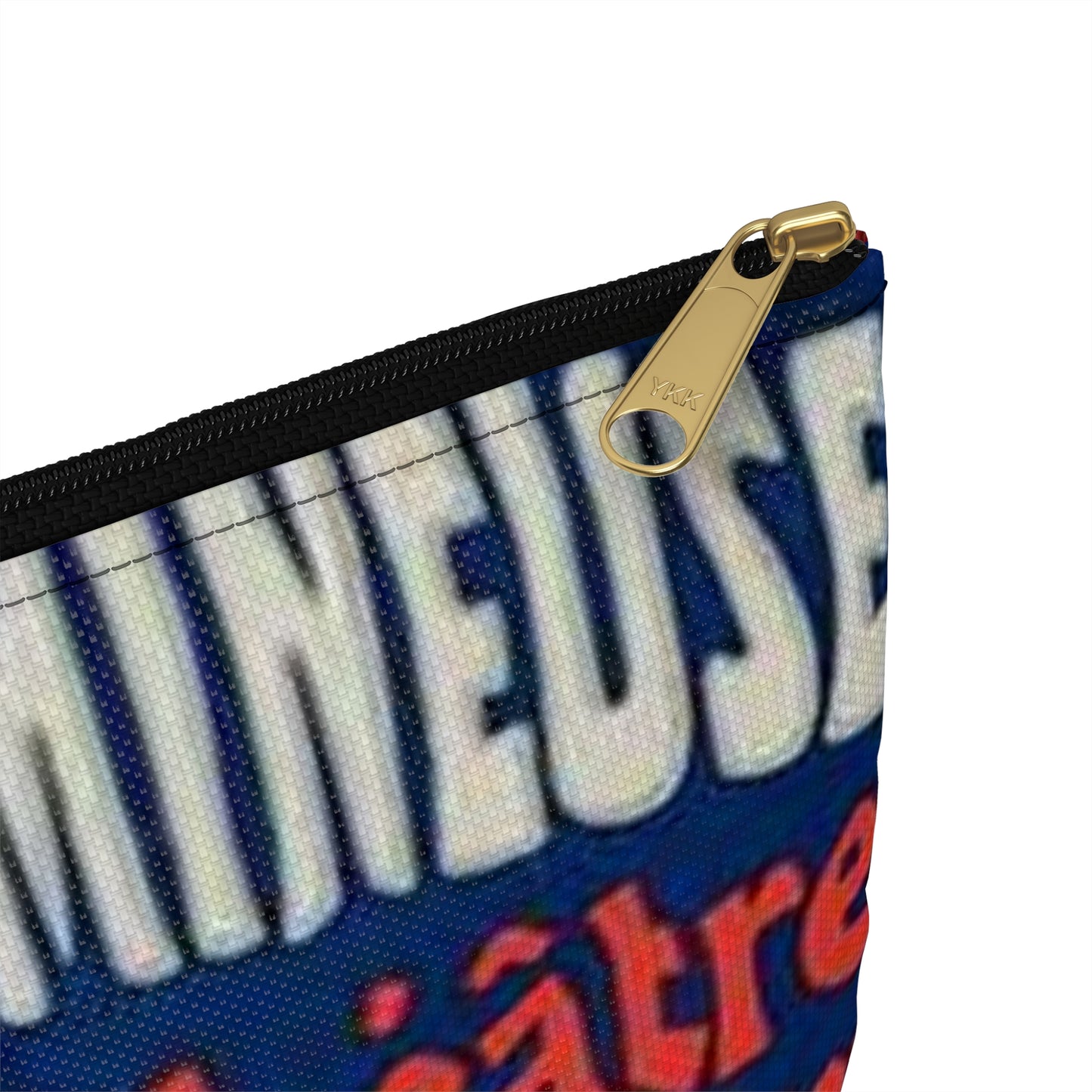 Affiche pour le Musée Grévin, "Pantomimes lumineuses". Large Organizer Pouch with Black Zipper