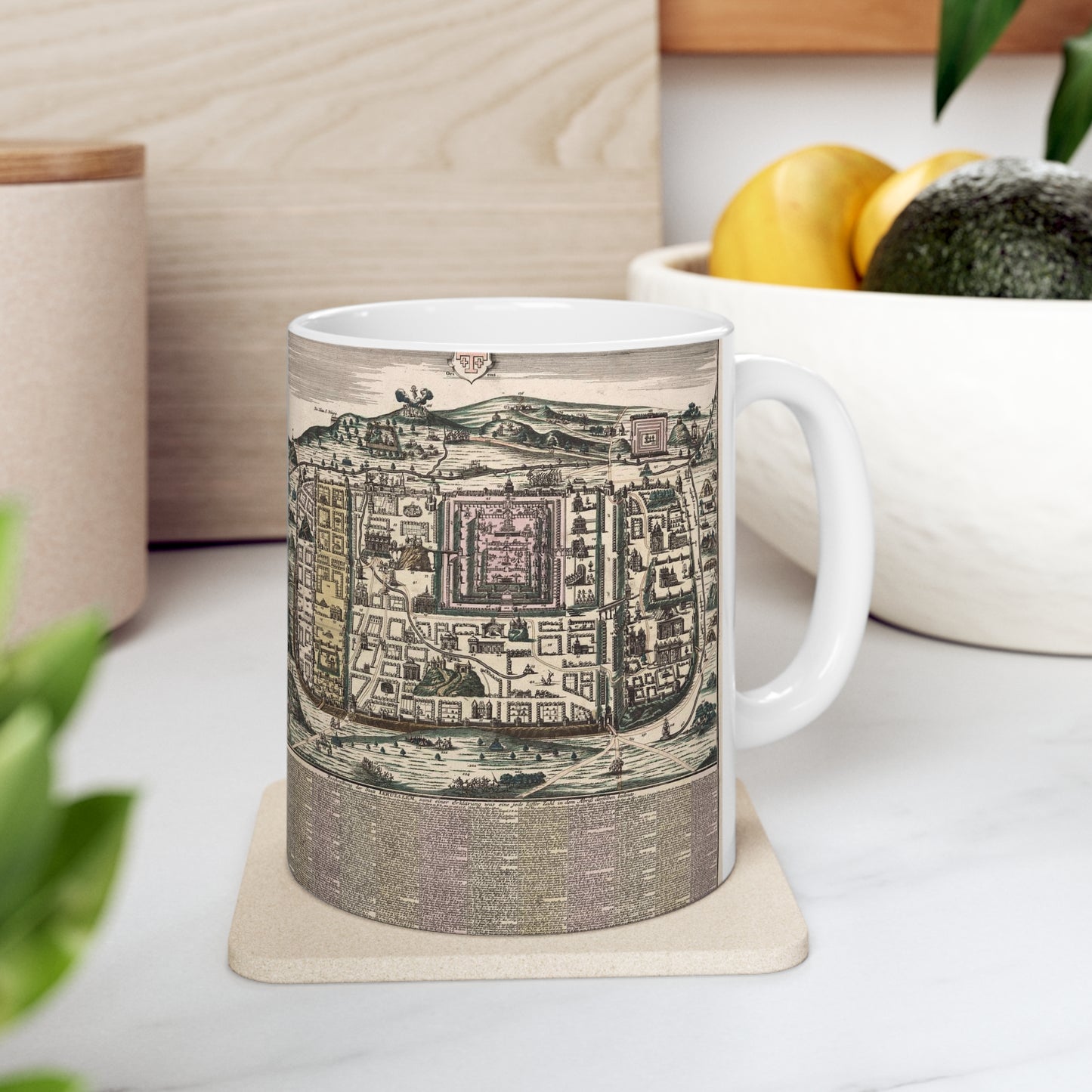 Ierusalem, cum suburbiis, prout tempore Christi floruit, accurate notatis omnibus insignibus et praecipuè iis locis... / Beautiful Novelty Ceramic Coffee Mug 11oz