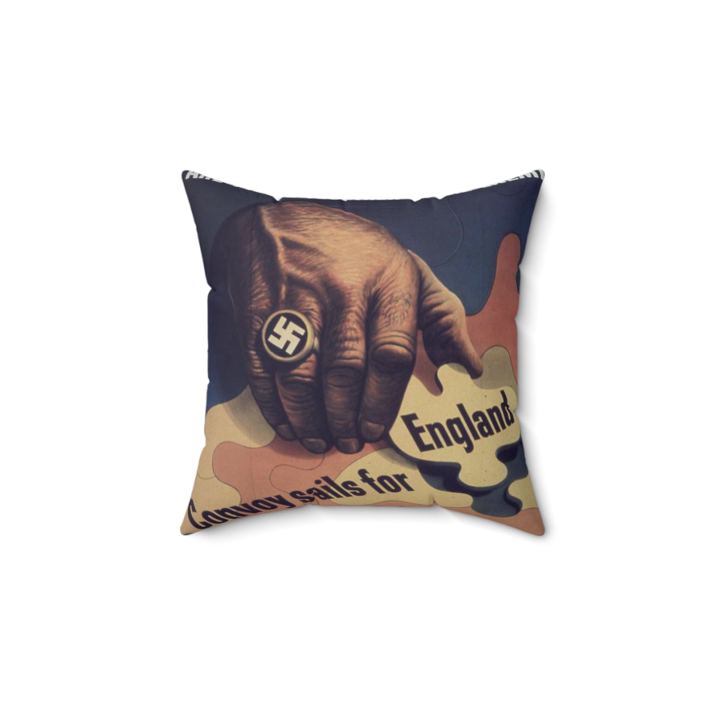 "Bits of careless talk are pieced together by the enemy" - NARA - 513972 Decorative Accent Square Pillow