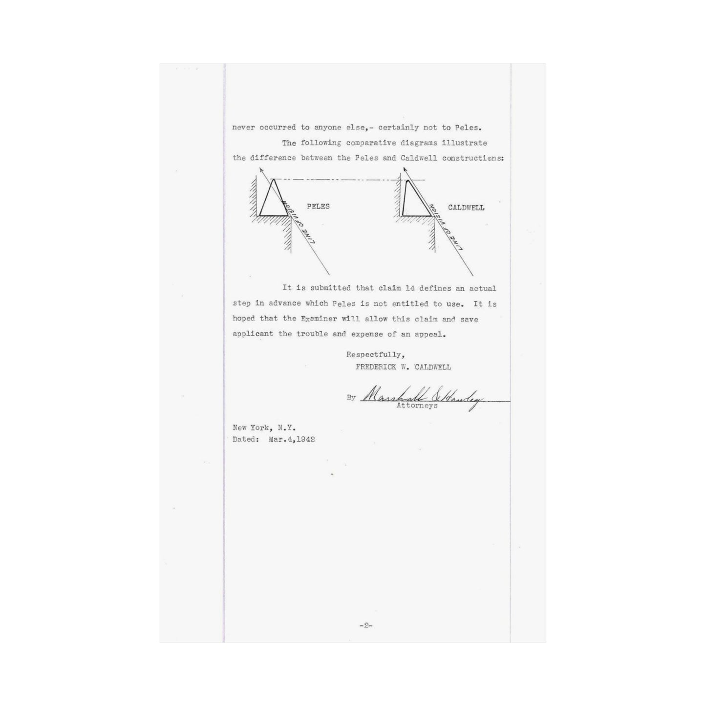 Patent Case File No. 2,298,194, Birdproofing, Inventor- Frederick W. Caldwell. - DPLA - 74c301010ed26c59dcbf62dd3cb26c47 (page 52) High Quality Matte Wall Art Poster for Home, Office, Classroom