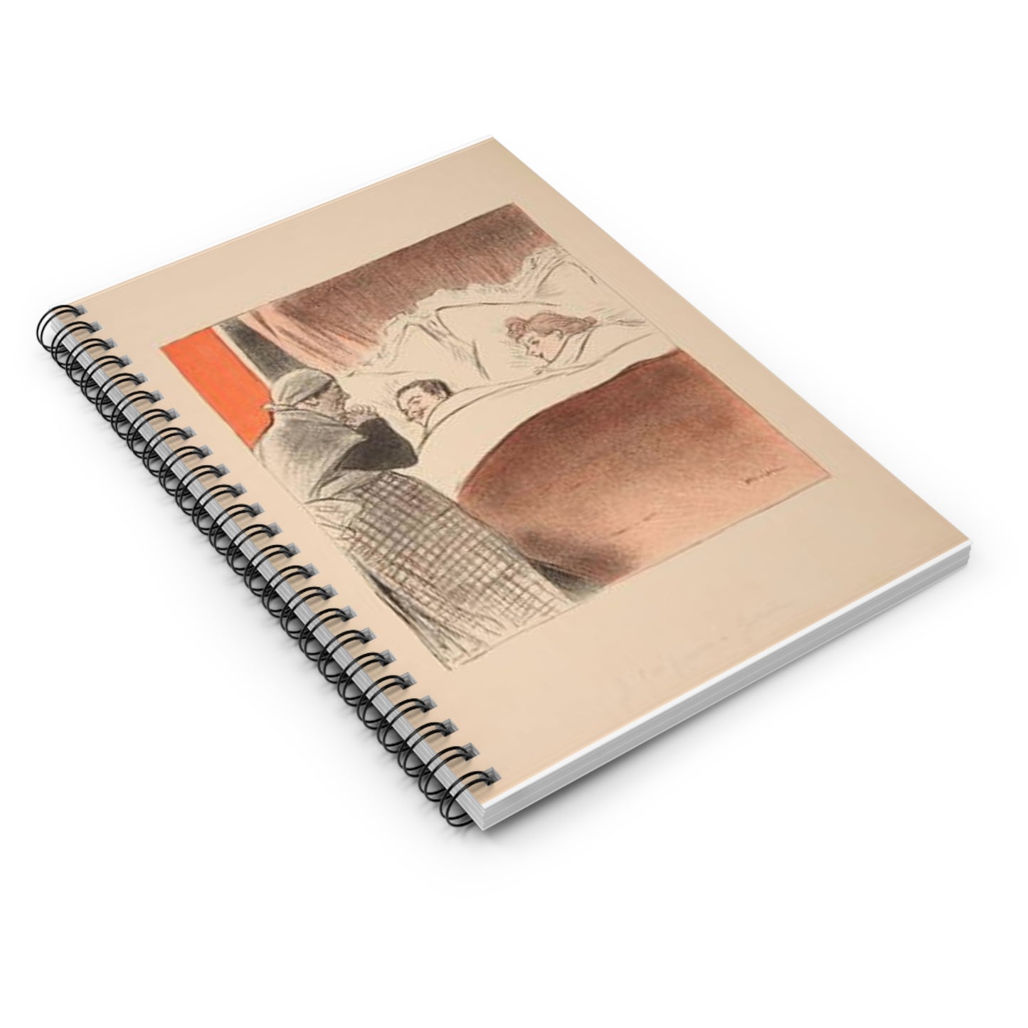 Steinlen - je-l-ai-promis-a-gertrude Spiral Bound Ruled Notebook with Printed Cover