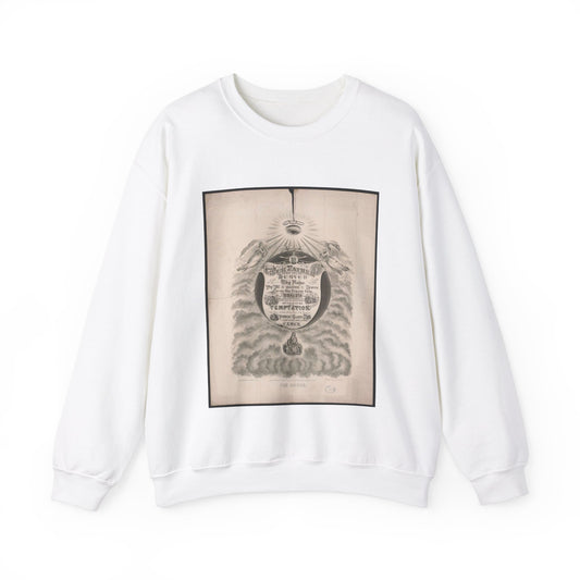 Our mission - Print, Library of Congress collection White Heavy Blend Adult Crew Neck SweatShirt
