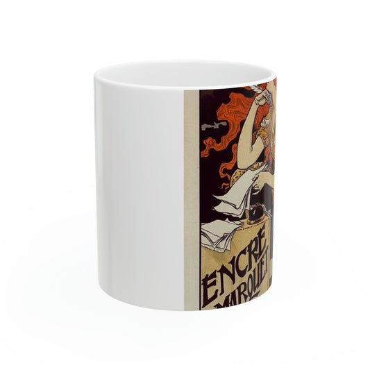 Affiche pour l' "Encre Marquet". Beautiful Novelty Ceramic Coffee Mug 11oz