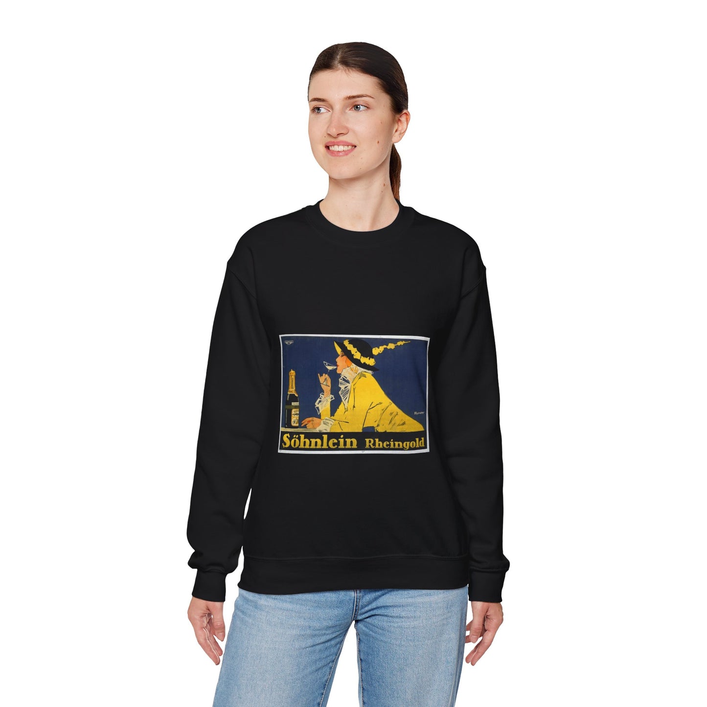 Fritz Rumpf (1888-1949) - Söhnlein Rheingold, c. 1910 Black Heavy Blend Adult Crew Neck SweatShirt