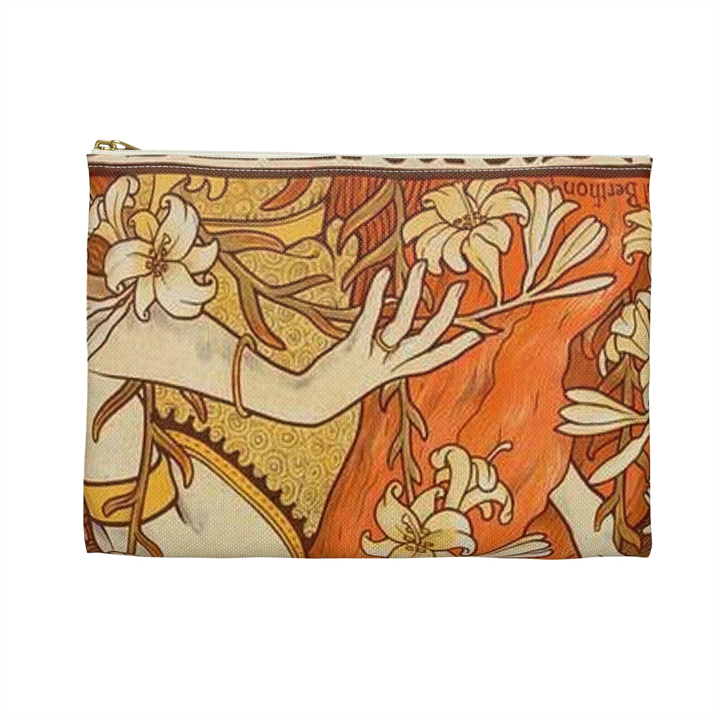 Paul Emile Berthon - Affiche pour la Revue "l'Érmitage. Large Organizer Pouch with Black Zipper