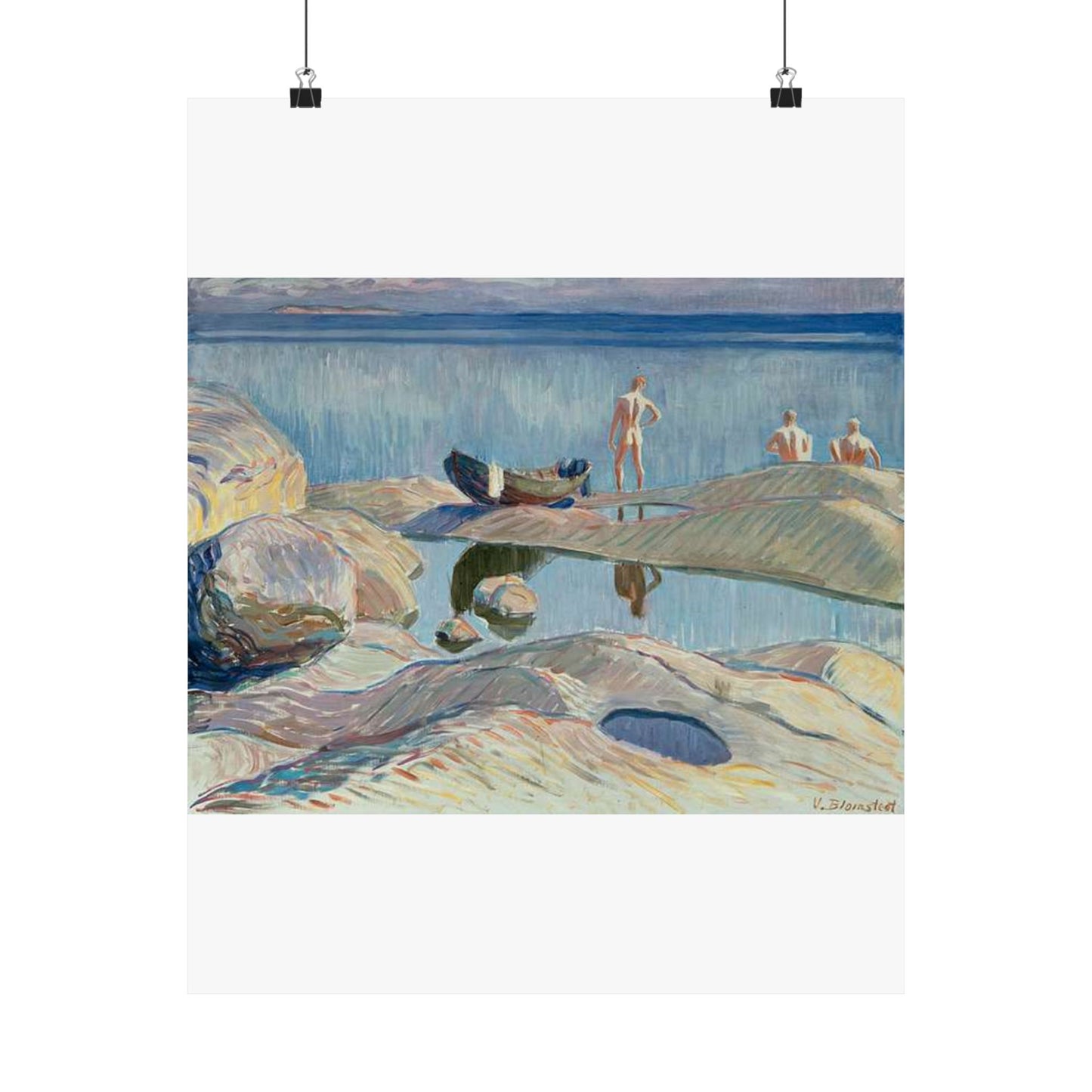 Väinö Blomstedt - Archipelago View High Quality Matte Wall Art Poster for Home, Office, Classroom