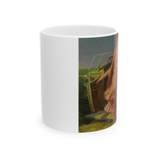 On Time, painting by Edward Mason Eggleston Beautiful Novelty Ceramic Coffee Mug 11oz