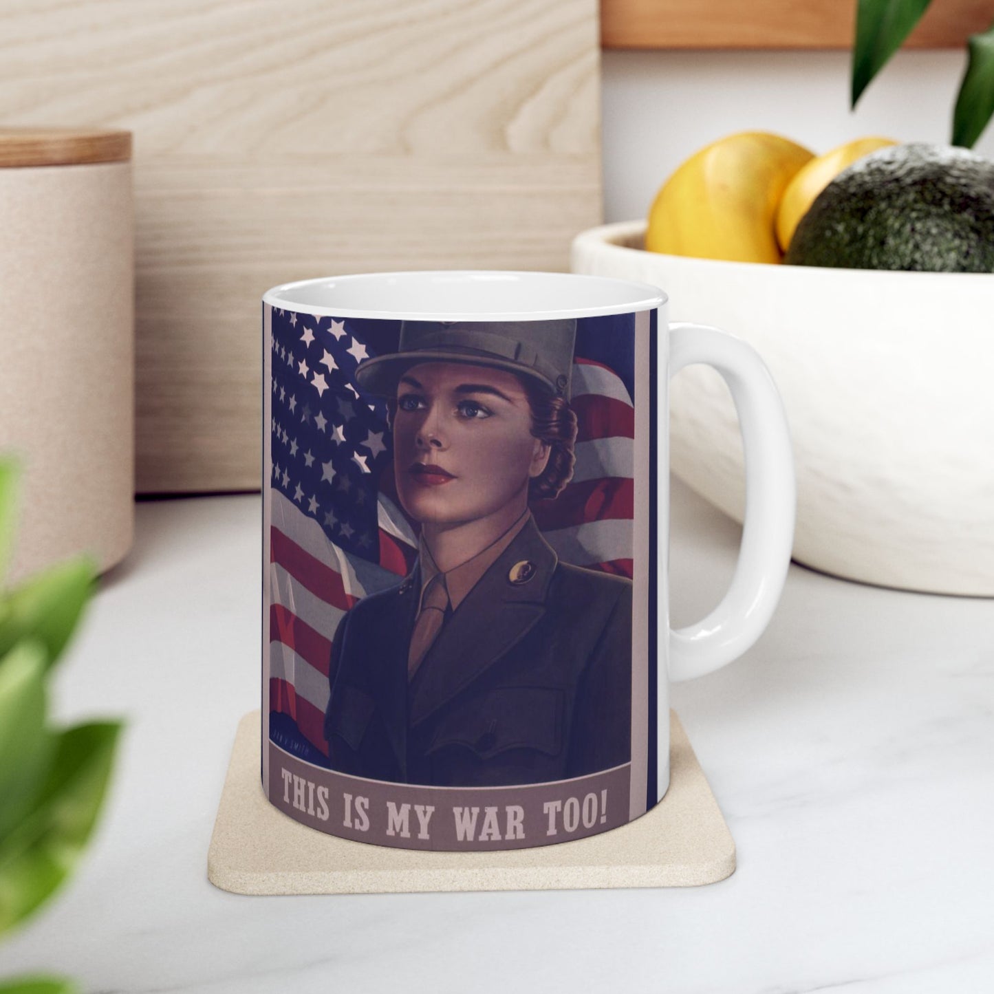 WAAC. THIS IS MY WAR TOO^ - NARA - 515724 Beautiful Novelty Ceramic Coffee Mug 11oz