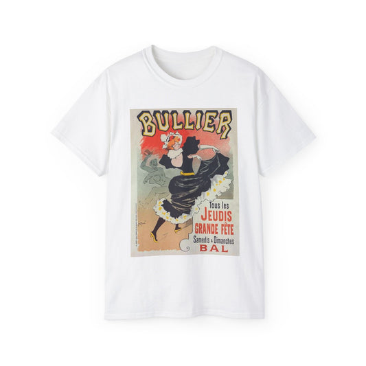 Affiche pour le "Bal Bullier".. Public domain reproduction. White T-Shirt Gildan 2000 Cotton Unisex