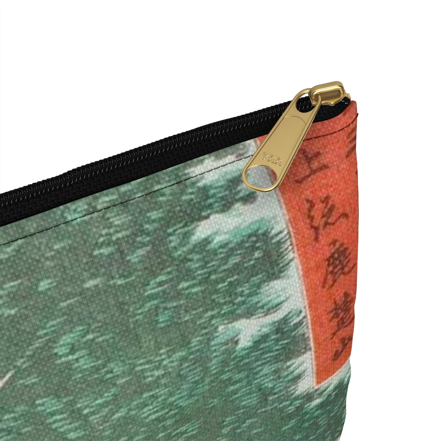 Mt. Rokuso in Kazusa Province LACMA M.2007.152.25 Large Organizer Pouch with Black Zipper
