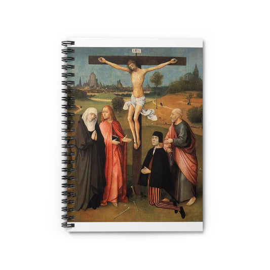 Calvary with Donor Bosch Spiral Bound Ruled Notebook with Printed Cover