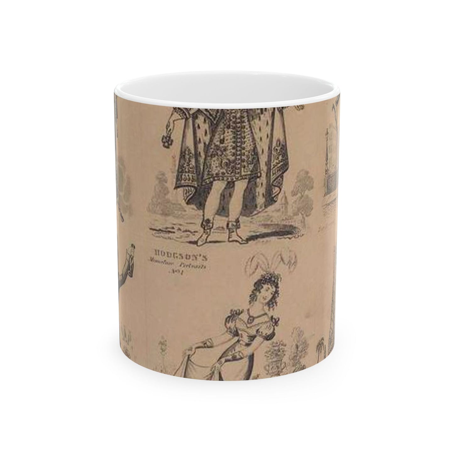 Madame Vestris in six favorite characters (Apollo, Page, Don Giovanni, Captain Macheath, Maria Darlington, and Mandane) Beautiful Novelty Ceramic Coffee Mug 11oz