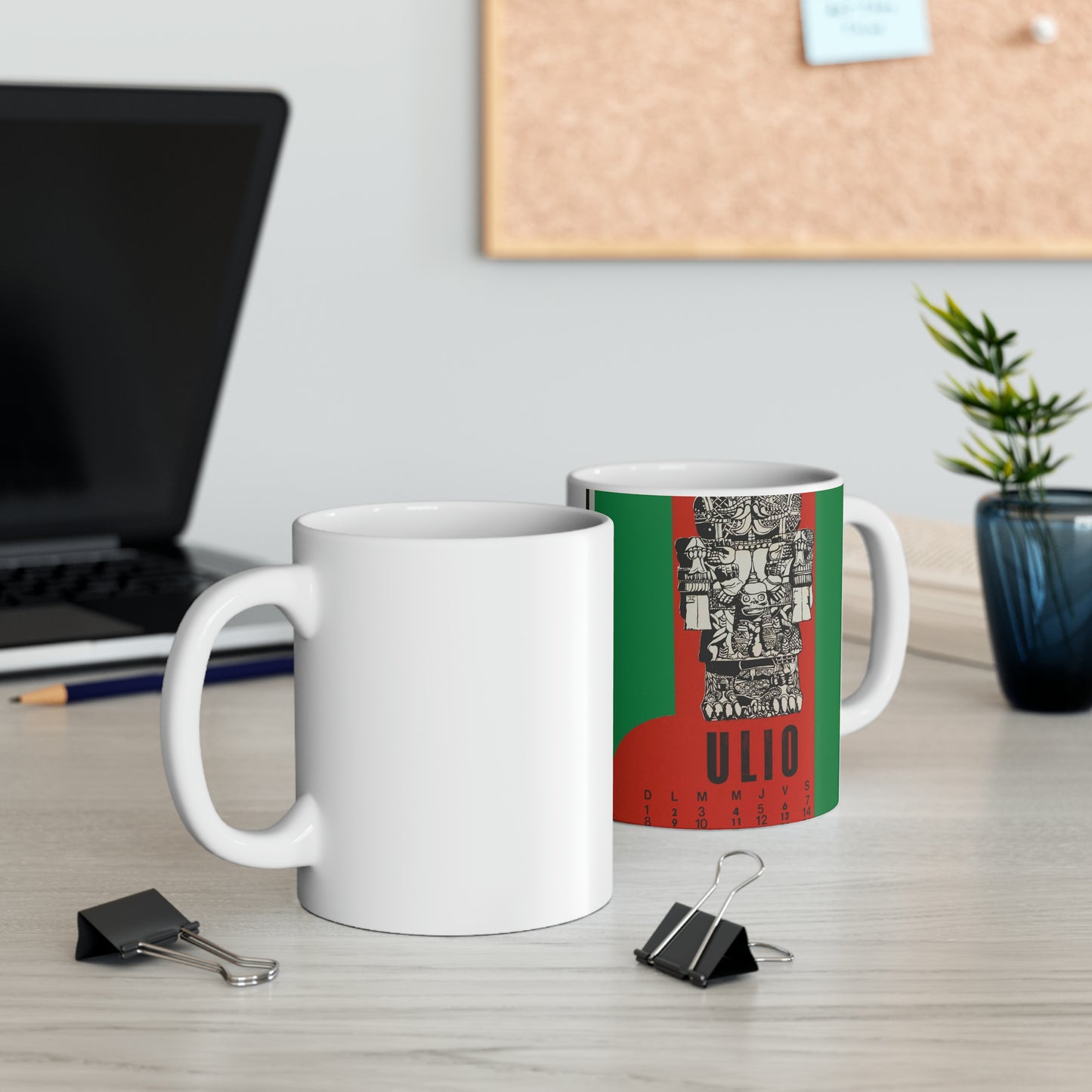 "Coatlicue" - Print, Library of Congress collection Beautiful Novelty Ceramic Coffee Mug 11oz