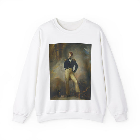 Lord Cochrane 1807 - Public domain  painting White Heavy Blend Adult Crew Neck SweatShirt